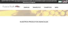 Tablet Screenshot of esenciareal.com